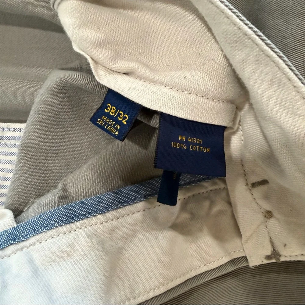 Polo by Ralph Lauren Men's Classic Fit Gray Chinos